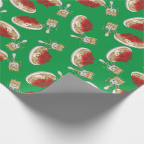 Cute Spaghetti Kids Birthday Party Kawaii Wrapping Paper