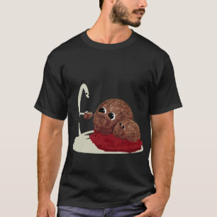 Cute Spaghetti Meeting Meatballs T-Shirt