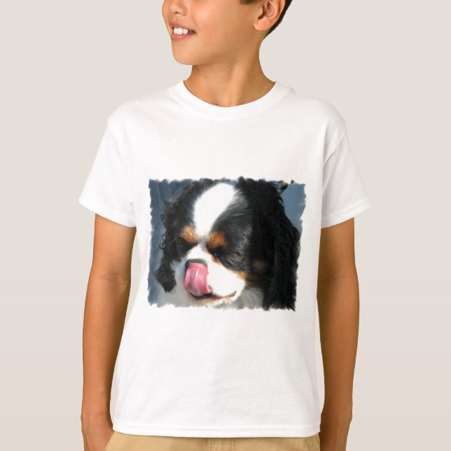 Cute Spanial Dog Youth Sweatshirt T-Shirt (Front)