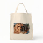 Cute Spaniel Grocery Tote Bag