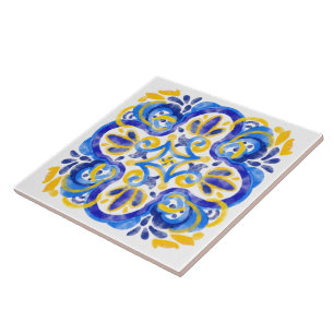 cute Spanish design lovers  Ceramic Tile