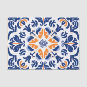 Cute Spanish tile pattern decoupage  Tissue Paper