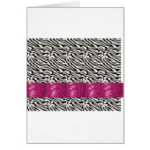 Cute SPARKLE Pink Zebra Striped Gifts (Front)