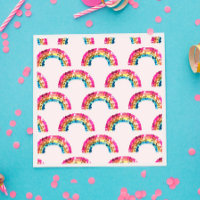 Cute Sparkly Sequin Rainbow Birthday Party