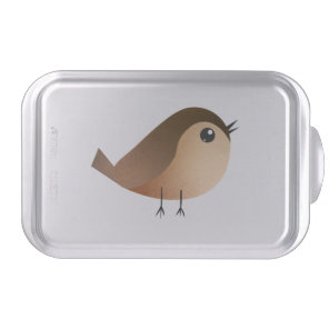 Cute Sparrow Bird Cartoon Cake Pan