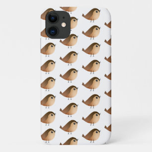 Cute Sparrow Bird Cartoon iPhone 11 Case