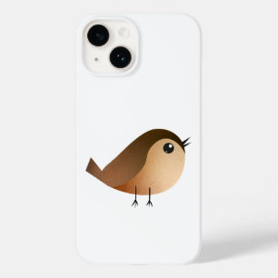 Cute Sparrow Bird Cartoon Case-Mate iPhone 14 Case