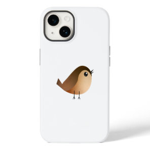 Cute Sparrow Bird Cartoon Case-Mate iPhone 14 Case