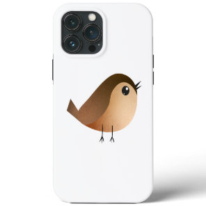 Cute Sparrow Bird Cartoon  iPhone 13 Pro Max Case