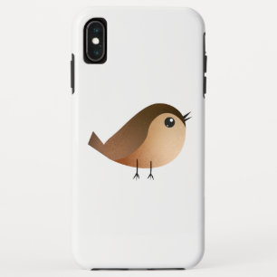 Cute Sparrow Bird Cartoon iPhone XS Max Case