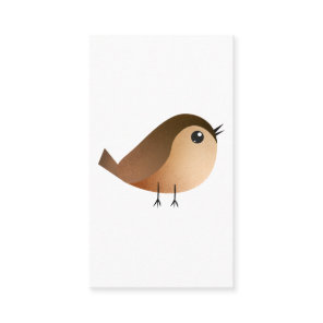 Cute Sparrow Bird Cartoon Discount Card