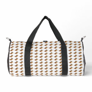 Cute Sparrow Bird Cartoon Duffle Bag