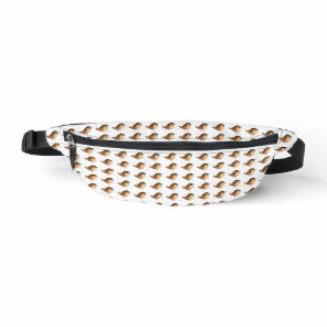 Cute Sparrow Bird Cartoon Fanny Pack