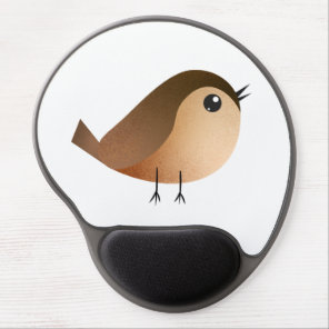 Cute Sparrow Bird Cartoon Gel Mouse Pad