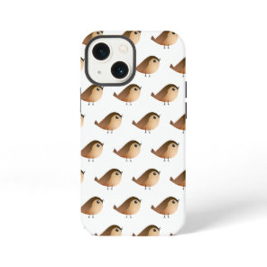 Cute Sparrow Bird Cartoon iPhone 13 Mini Case