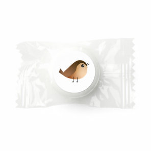 Cute Sparrow Bird Cartoon Life Saver® Mints