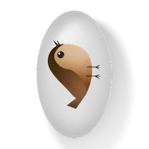 Cute Sparrow Bird Cartoon Paperweight