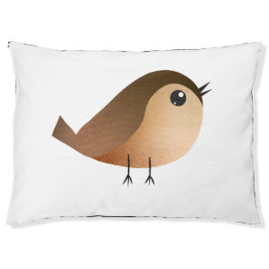 Cute Sparrow Bird Cartoon Pet Bed