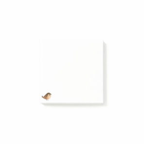 Cute Sparrow Bird Cartoon Post-it Notes