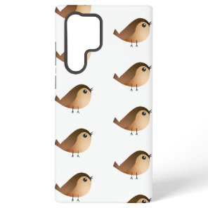 Cute Sparrow Bird Cartoon Samsung Galaxy S22 Ultra Case