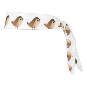 Cute Sparrow Bird Cartoon  Tie Headband