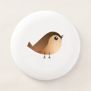 Cute Sparrow Bird Cartoon Wham-O Frisbee