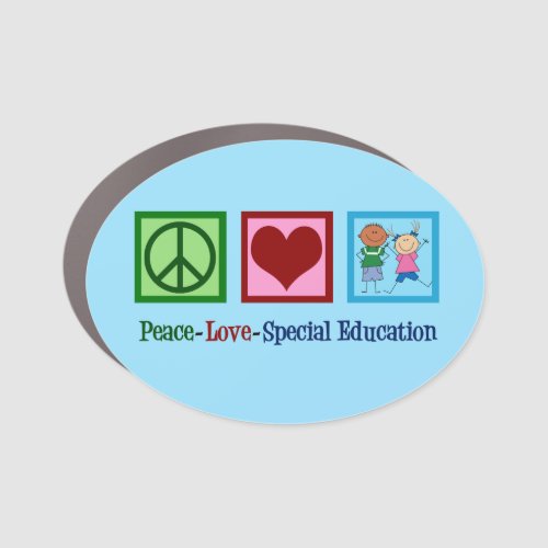 Cute Special Education Teacher Car Magnet