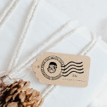Cute Special North Pole Delivery Santa Postmark Rubber Stamp<br><div class="desc">Stamp your own Christmas gift tags with this cute special delivery from the North Pole rubber stamp! It features a rustic round postage-like stamper, with the text; Special Delivery From The North Pole and a Santa Claus icon inside. Under the wavy postmark lines, there is a space for handwriting a...</div>