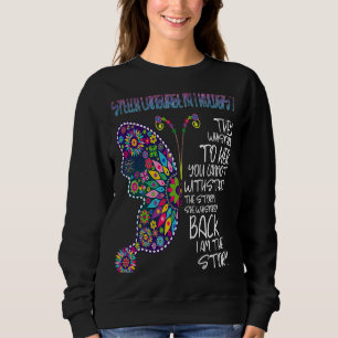 Cute Speech Language Pathology Butterfly SLP Hippi Sweatshirt