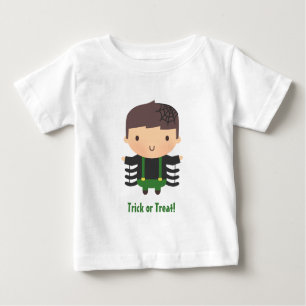 Cute Spider Boy, Baby Halloween Baby T-Shirt