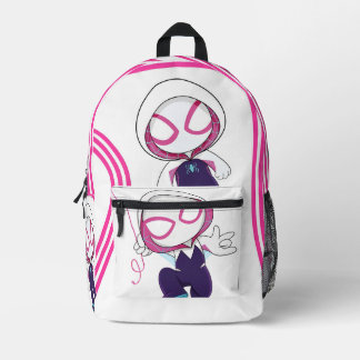 Cute Spider Gwen Chibi Kids Backpack