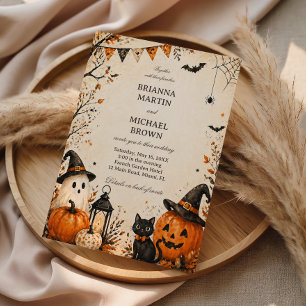 Cute Spooky Autumn  Invitation