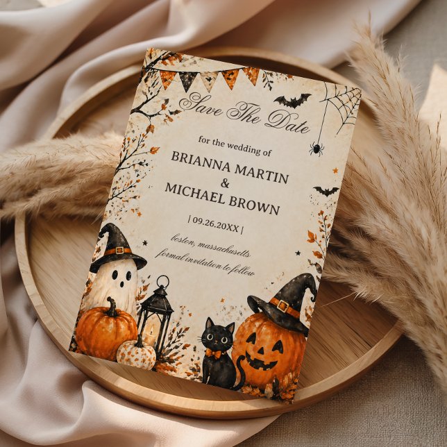 Cute Spooky Autumn Save The Date (Creator Uploaded)