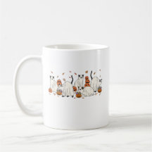 – Cute Spooky Cat Lover Coffee Cup