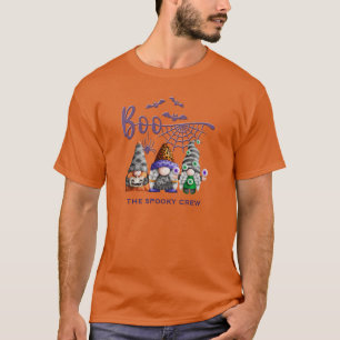 Cute Spooky Crew Halloween Gnomes T-Shirt