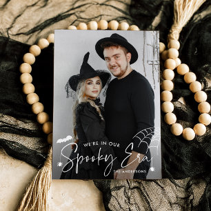 Cute Spooky Era Photo Halloween Holiday Card