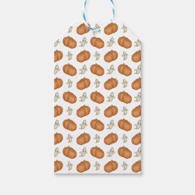 Cute Spooky Fall Gift Tag (Front)