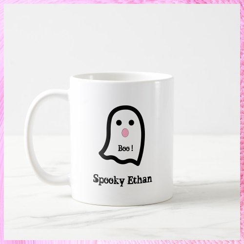 Cute Spooky Ghost Boo Coffee Mug