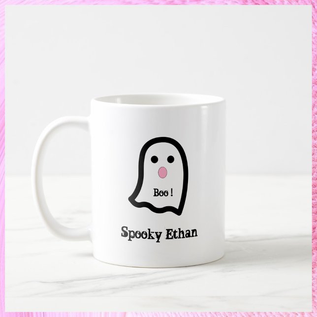 Cute Spooky Ghost Coffee Mug (Creator Uploaded)