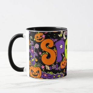 Cute Spooky Ghost Halloween Mug