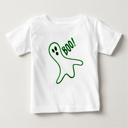 Cute Spooky Ghost Toddler Kids Boy Girl Halloween Baby T_Shirt