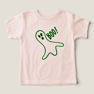 Cute Spooky Ghost Toddler Kids Boy Girl Halloween T-shirt