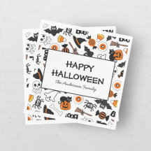 Cute Spooky Halloween Black and Orange