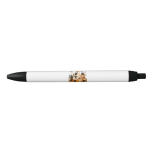 Cute Spooky Halloween Ghost with Black Cats Pen