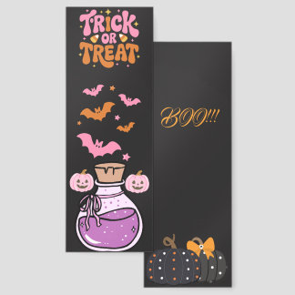 Cute Spooky Halloween Magic Potion Bookmark | 