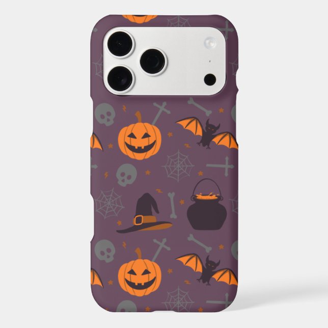 Cute Spooky Halloween Pattern | Iphone Case (Back)