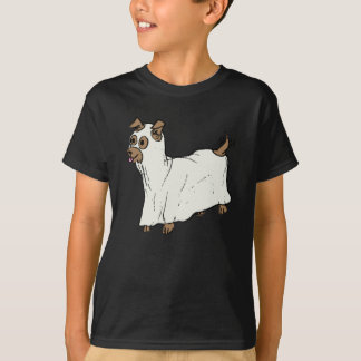 Cute spooky little halloween ghost puppy dog T-Shirt