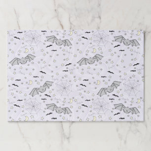 Cute Spooky Pastel Purple Kids Halloween Pattern Paper Pad