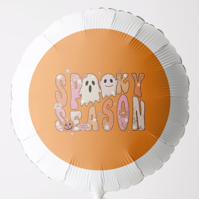 Cute Spooky Season Balloon (Front)