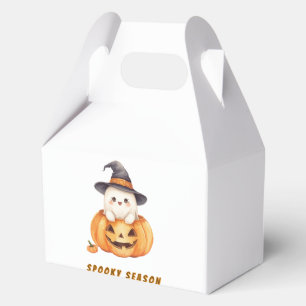 Cute Spooky Season Halloween Ghost Pumpkin Favor B Boxes